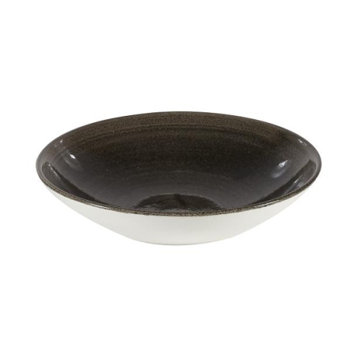 Тарелка глубокая 18,2см 0,426л, без борта, Stonecast Patina, цвет Iron Black