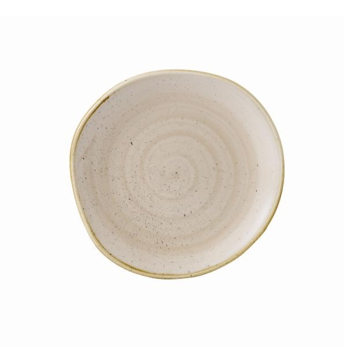 Тарелка мелкая "Волна" 18,6см, без борта, Stonecast, цвет Nutmeg Cream